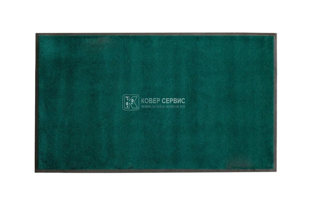 Ворсовый ковер на резиновой основе MONO green 85х120