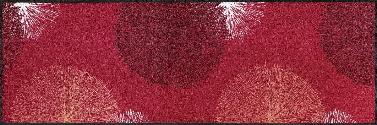 Коврик для дома wash+dry Firework red 60x180