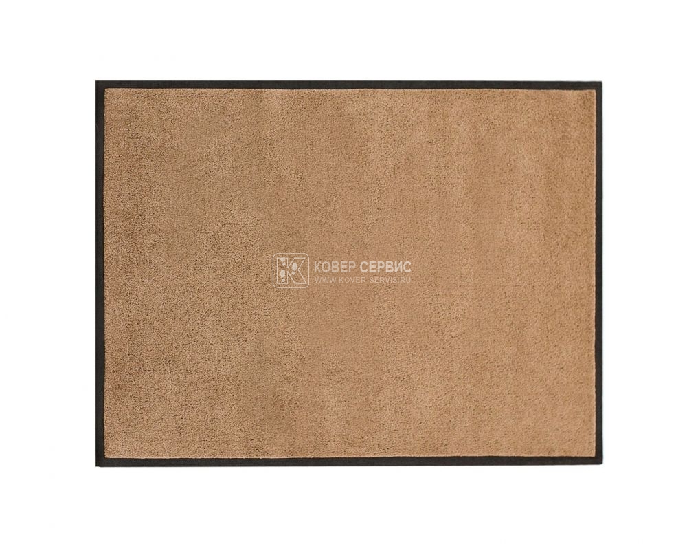 Ворсовый ковер на резиновой основе Monotone Sahara 85x120