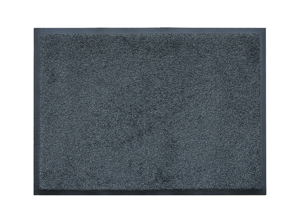 Ворсовый ковер на резиновой основе ENTRANCE grey 85x150