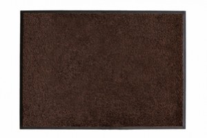 Ворсовый ковер на резиновой основе ENTRANCE brown 85x150