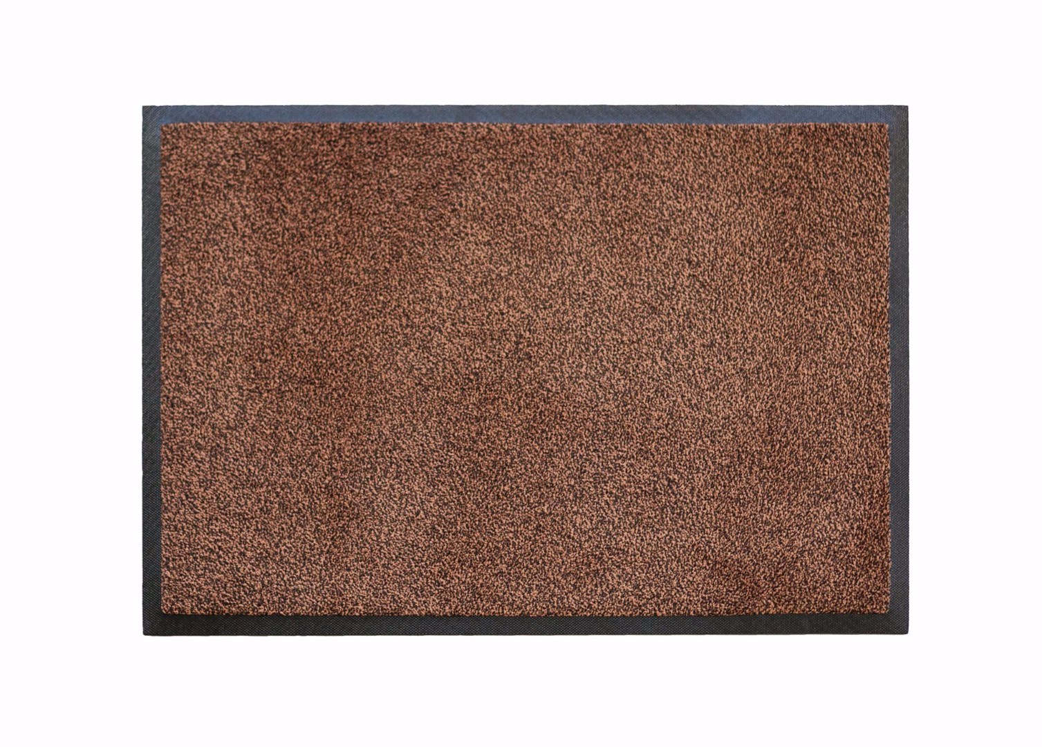 Ворсовый ковер на резиновой основе Iron-Horse black cedar 60x85
