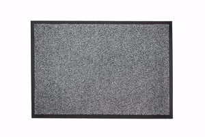 Ворсовый ковер на резиновой основе Iron-Horse black pearl 85x150