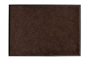 Ворсовый ковер на резиновой основе ENTRANCE brown 115x175