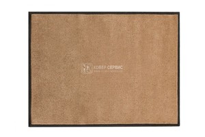 Ворсовый ковер на резиновой основе Monotone Sahara 85x150