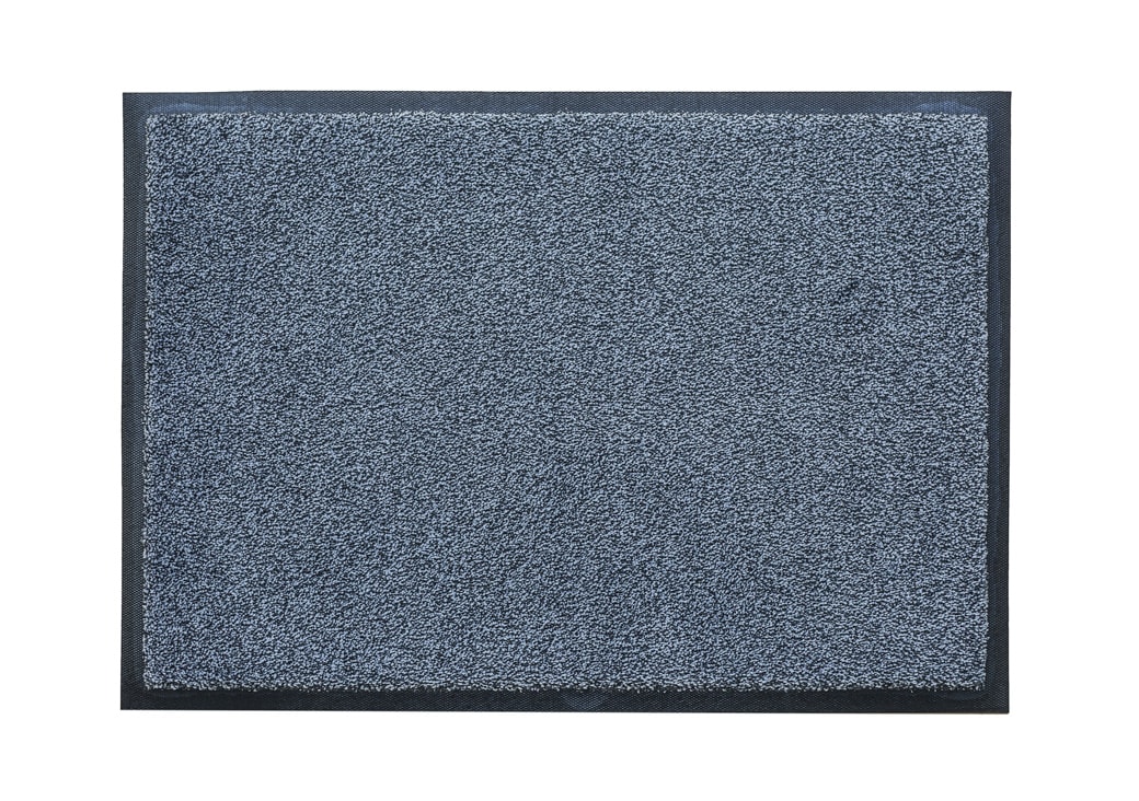Ворсовый ковер на резиновой основе ENTRANCE steel 85x150