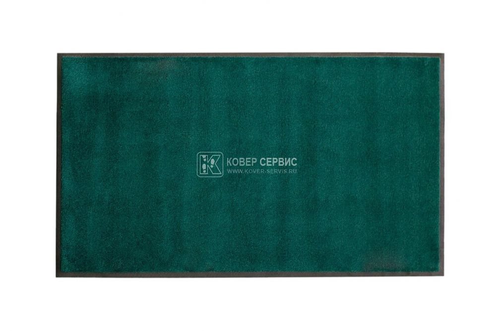 Ворсовый ковер на резиновой основе MONO green 85x150